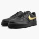 Select and Buy Nike Air Force 1 Black Metallic Gold Removable Swoosh Pack CT2252 001 Men/Women Shoes In Ireland