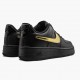 Select and Buy Nike Air Force 1 Black Metallic Gold Removable Swoosh Pack CT2252 001 Men/Women Shoes In Ireland