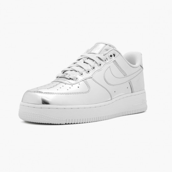 Click To Order Nike Air Force 1 Low Metallic Chrome CQ6566 001 Men/Women Shoes In Ireland