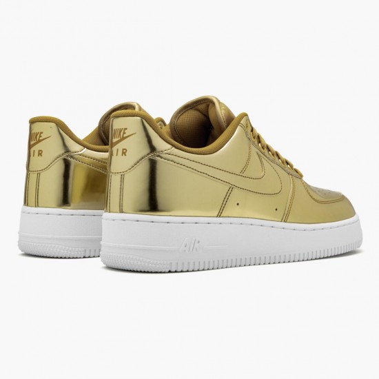 Click To Buy Nike Air Force 1 Low Metallic Gold CQ6566 700 Men/Women Shoes In Ireland