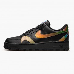 Nike Air Force 1 Low Misplaced Swooshes Black Multi CK7214 001 Men/Women Shoes In Ireland