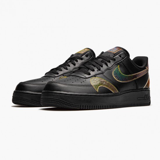 Click To Order Nike Air Force 1 Low Misplaced Swooshes Black Multi CK7214 001 Men/Women Shoes In Ireland