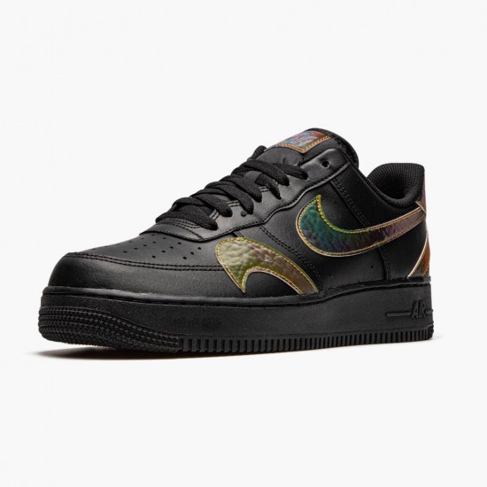 Click To Order Nike Air Force 1 Low Misplaced Swooshes Black Multi CK7214 001 Men/Women Shoes In Ireland