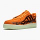 Click To Buy Nike Air Force 1 Low Orange Skeleton CU8067 800 Men/Women Shoes In Ireland