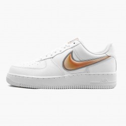 Nike Air Force 1 Low Oversized Swoosh White Orange Peel AO2441 102 Men/Women Shoes In Ireland