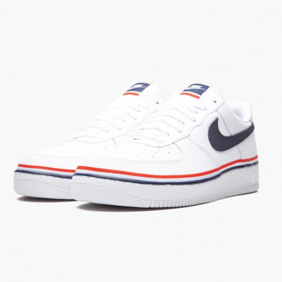 Choose To Buy Nike Air Force 1 Low Ribbon White Blue CJ1377 100 Men/Women Shoes In Ireland