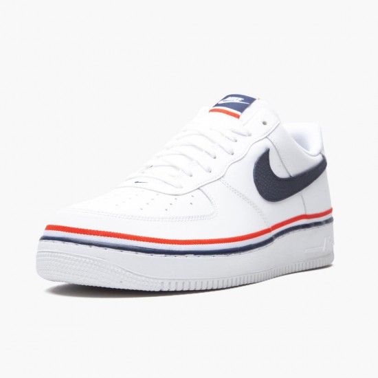 Choose To Buy Nike Air Force 1 Low Ribbon White Blue CJ1377 100 Men/Women Shoes In Ireland