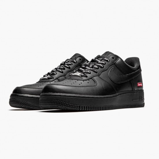 Click To Order Nike Air Force 1 Low Supreme Black CU9225 001 Men Shoes In Ireland