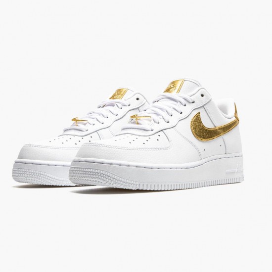 Select and Buy Nike Air Force 1 Low White Metallic Gold DC2181 100 Men/Women Shoes In Ireland