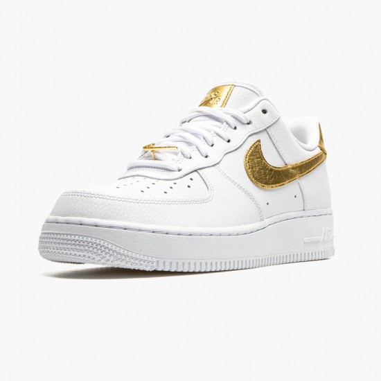 Select and Buy Nike Air Force 1 Low White Metallic Gold DC2181 100 Men/Women Shoes In Ireland