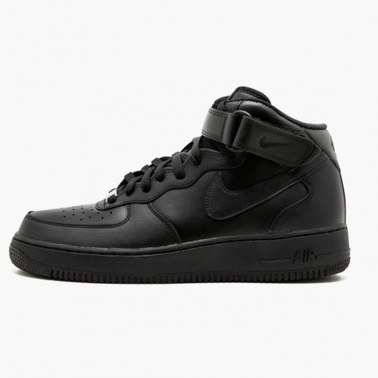 Click To Buy Nike Air Force 1 Mid Black 315123 001 Men/Women Shoes In Ireland