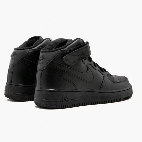 Click To Buy Nike Air Force 1 Mid Black 315123 001 Men/Women Shoes In Ireland