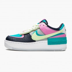 Nike Air Force 1 Shadow Barely Volt Oracle Aqua CK3172 001 WMNS Shoes In Ireland