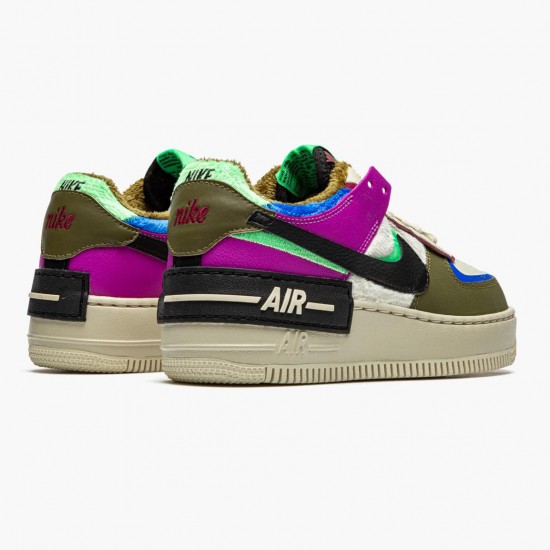 Click To Order Nike Air Force 1 Shadow Cactus Flower Olive Flak CT1985 500 WMNS Shoes In Ireland