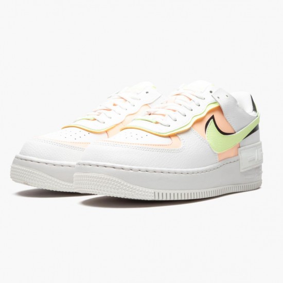 Click To Buy Nike Air Force 1 Shadow Summit White Barely Volt Crimson Tint CI0919 107 WMNS Shoes In Ireland