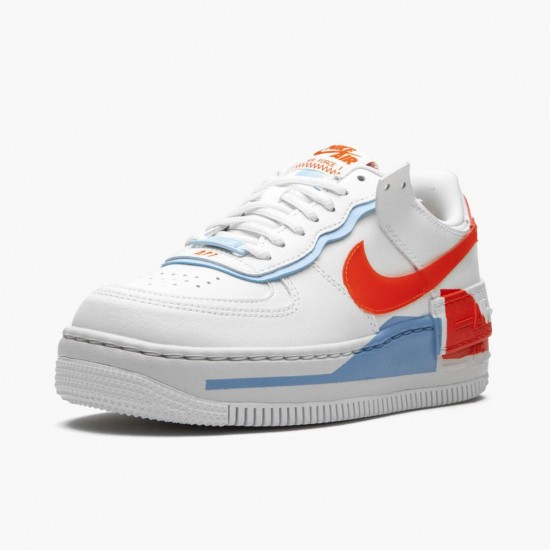 Select and Buy Nike Air Force 1 Shadow Summit White Team Orange CQ9503 100 Men/Women Shoes In Ireland