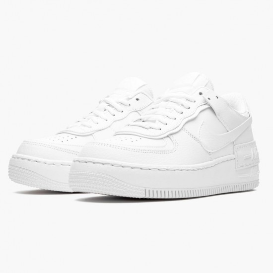 Click To Buy Nike Air Force 1 Shadow Triple White CI0919 100 Men/Women Shoes In Ireland