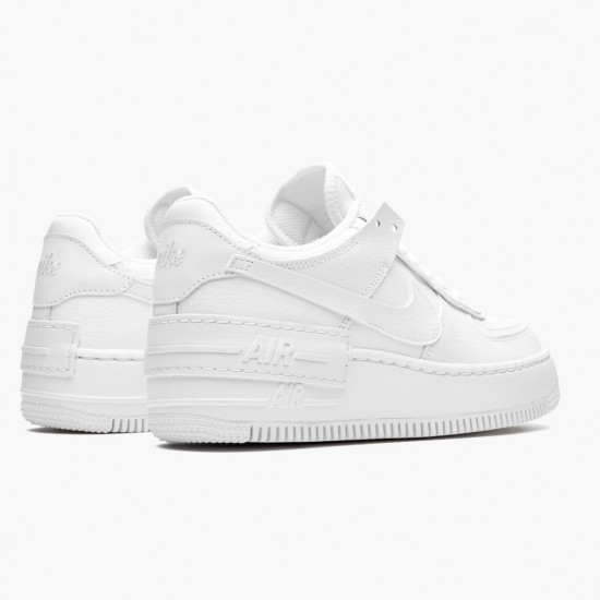 Click To Buy Nike Air Force 1 Shadow Triple White CI0919 100 Men/Women Shoes In Ireland