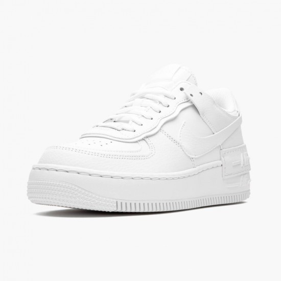 Click To Buy Nike Air Force 1 Shadow Triple White CI0919 100 Men/Women Shoes In Ireland