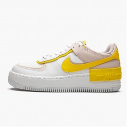 Nike Air Force 1 Shadow White Barely Rose Speed Yellow CJ1641 102 WMNS Shoes In Ireland