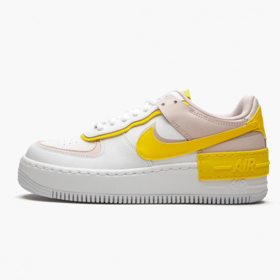 Choose To Buy Nike Air Force 1 Shadow White Barely Rose Speed Yellow CJ1641 102 WMNS Shoes In Ireland