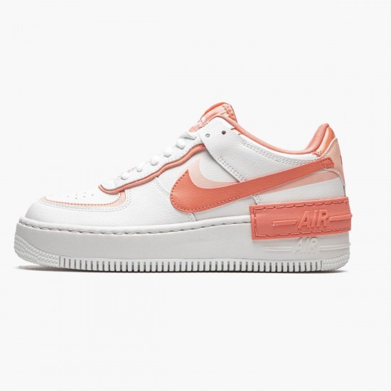 Choose To Buy Nike Air Force 1 Shadow White Coral Pink CJ1641 101 Men/Women Shoes In Ireland