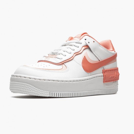 Choose To Buy Nike Air Force 1 Shadow White Coral Pink CJ1641 101 Men/Women Shoes In Ireland