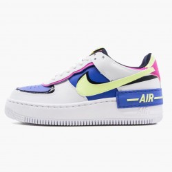 Nike Air Force 1 Shadow White Sapphire Barely Volt CJ1641 100 WMNS Shoes In Ireland