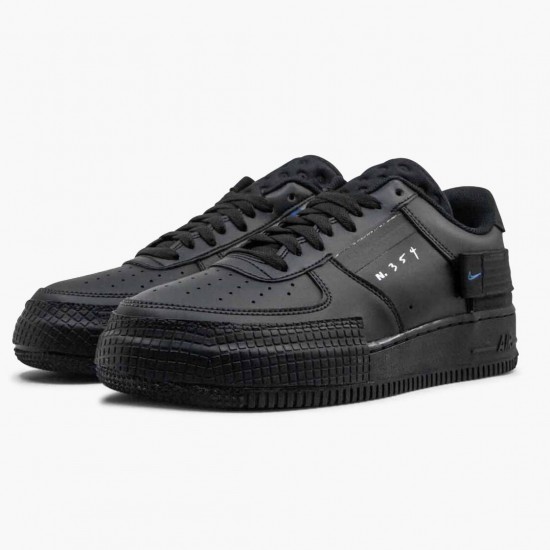 Select and Buy Nike Air Force 1 Type Black Royal AT7859 001 Men/Women Shoes In Ireland