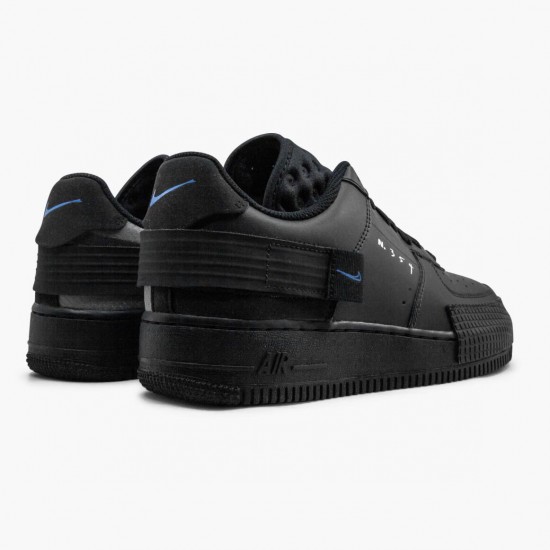 Select and Buy Nike Air Force 1 Type Black Royal AT7859 001 Men/Women Shoes In Ireland