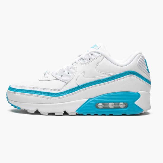 Select and Buy Nike Air Max 90 Undefeated White Blue Fury CJ7197 102 Men/Women Shoes In Ireland