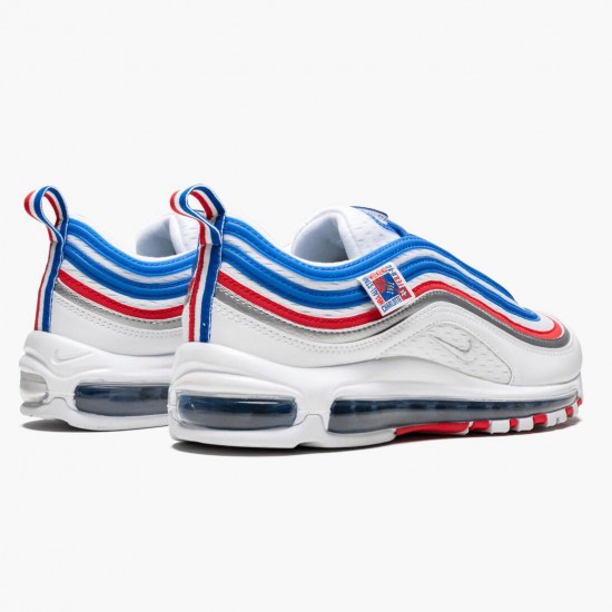 Click To Buy Nike Air Max 97 Game Royal Metallic Silver University Red 921826 404 Men/Women Shoes In Ireland