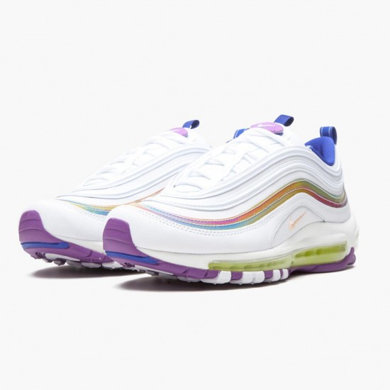 Select and Buy Nike Air Max 97 White Iridescent Stripes CW2456 100 WMNS Shoes In Ireland