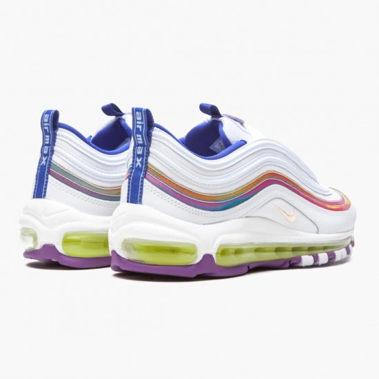 Select and Buy Nike Air Max 97 White Iridescent Stripes CW2456 100 WMNS Shoes In Ireland