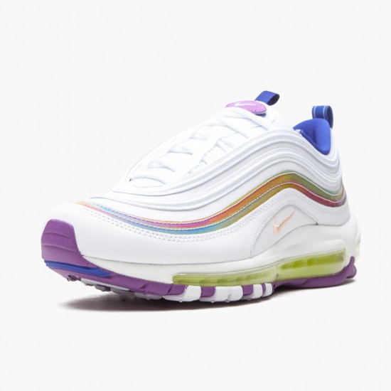 Select and Buy Nike Air Max 97 White Iridescent Stripes CW2456 100 WMNS Shoes In Ireland