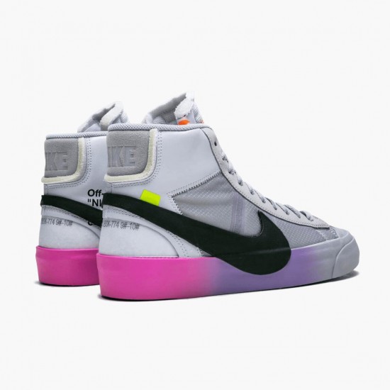 Choose To Buy Nike Blazer Mid Off White Wolf Grey Serena Queen AA3832 002 Men/Women Shoes In Ireland