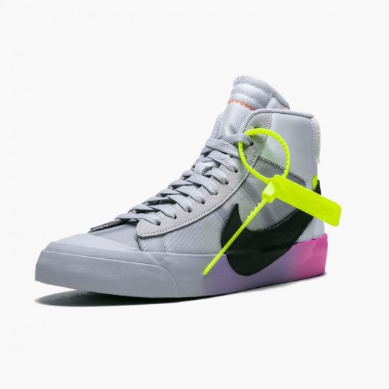 Choose To Buy Nike Blazer Mid Off White Wolf Grey Serena Queen AA3832 002 Men/Women Shoes In Ireland