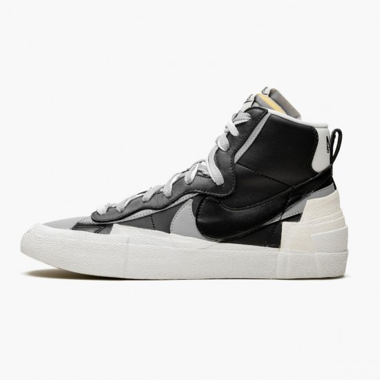 Click To Buy Nike Blazer Mid sacai Black Grey BV0072 002 Men/Women Shoes In Ireland