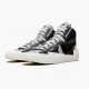 Click To Buy Nike Blazer Mid sacai Black Grey BV0072 002 Men/Women Shoes In Ireland