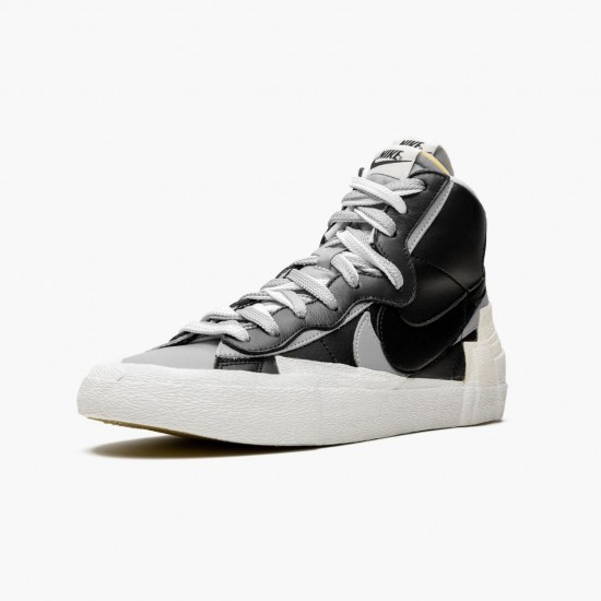 Click To Buy Nike Blazer Mid sacai Black Grey BV0072 002 Men/Women Shoes In Ireland