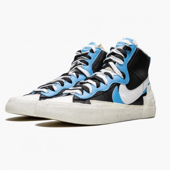 Order To Buy Nike Blazer Mid sacai White Black Legend Blue BV0072 001 Men/Women Shoes In Ireland