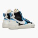 Order To Buy Nike Blazer Mid sacai White Black Legend Blue BV0072 001 Men/Women Shoes In Ireland