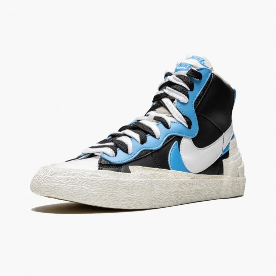 Order To Buy Nike Blazer Mid sacai White Black Legend Blue BV0072 001 Men/Women Shoes In Ireland