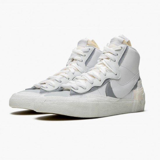 Select and Buy Nike Blazer Mid sacai White Grey BV0072 100 Men/Women Shoes In Ireland