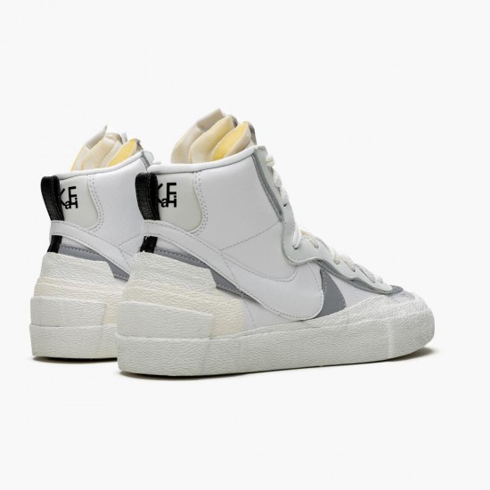 Select and Buy Nike Blazer Mid sacai White Grey BV0072 100 Men/Women Shoes In Ireland