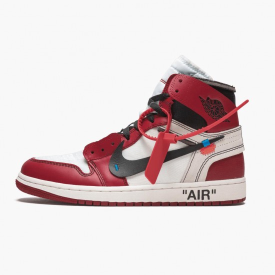 Click To Buy Nike Air Jordan 1 Retro High Off White Chicago AA3834 101 Men Shoes In Ireland