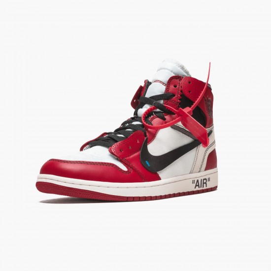 Click To Buy Nike Air Jordan 1 Retro High Off White Chicago AA3834 101 Men Shoes In Ireland