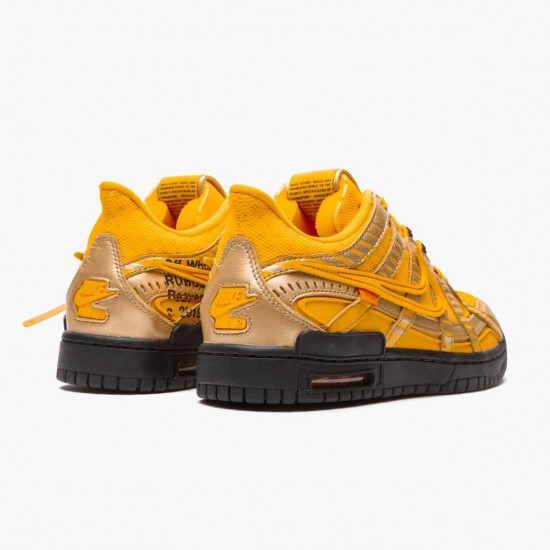 Click To Order Nike Air Rubber Dunk Off White University Gold CU6015 700 Men Shoes In Ireland