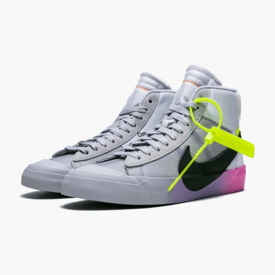 Order To Buy Nike Blazer Mid Off-White Wolf Grey Serena Queen AA3832 002 Men/Women Shoes In Ireland