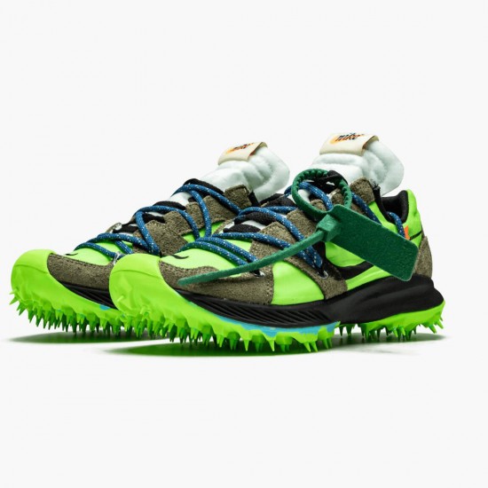 Click To Buy Nike Zoom Terra Kiger 5 OFF WHITE Electric Green CD8179 300 Men/Women Shoes In Ireland